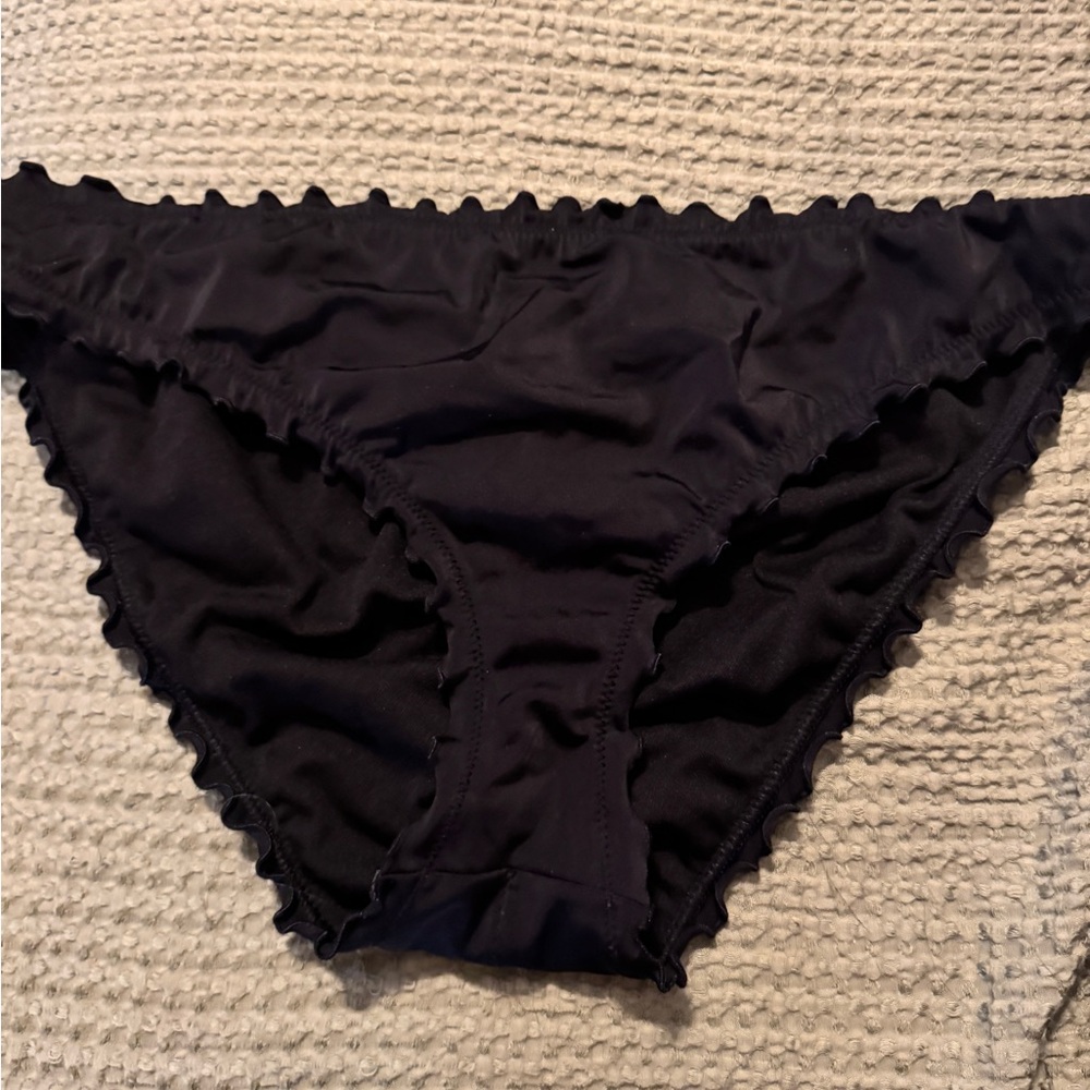 Shade & Shore Ruffled Bikini Bottom butt ruche